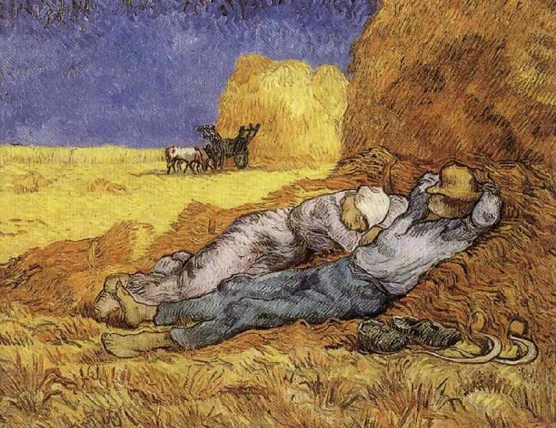 Vincent Van Gogh The Siesta china oil painting image